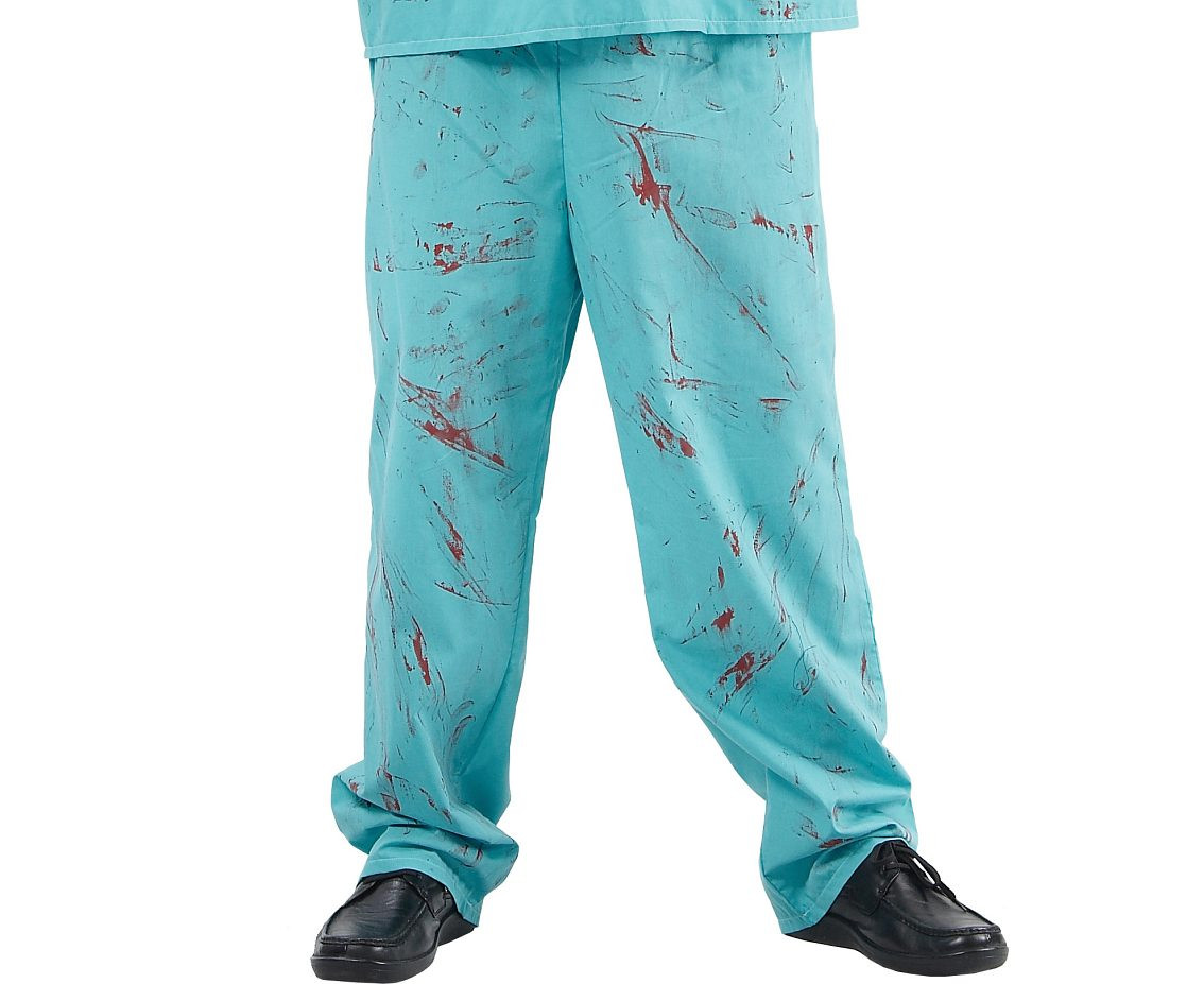 Role play-set for adult Surgeon Zombie (shirt, pants, cap, mask), size 52